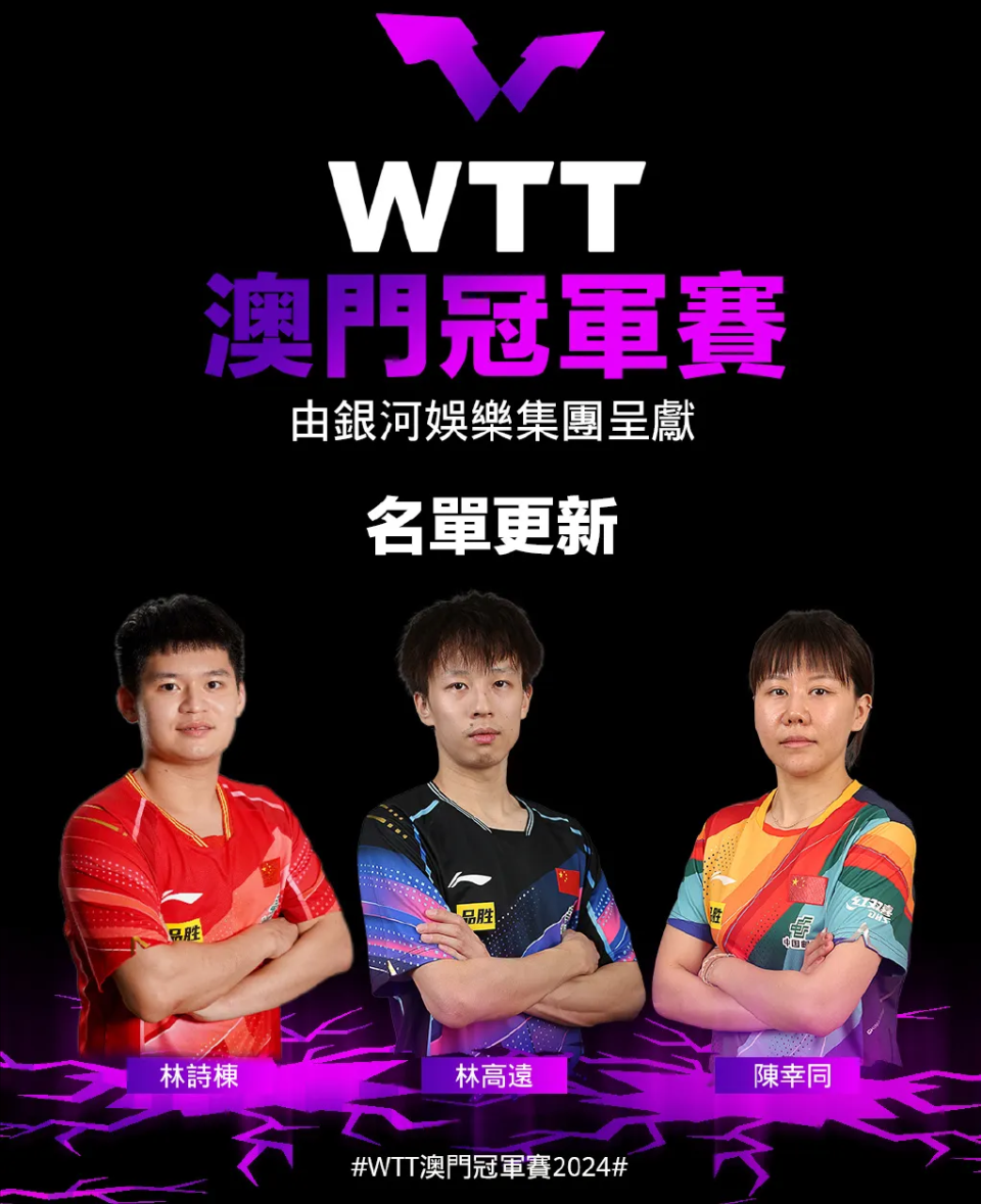 国乒选手出征WTT澳门冠军赛国乒选手出征WTT澳门冠军赛，期待与荣耀的重逢
